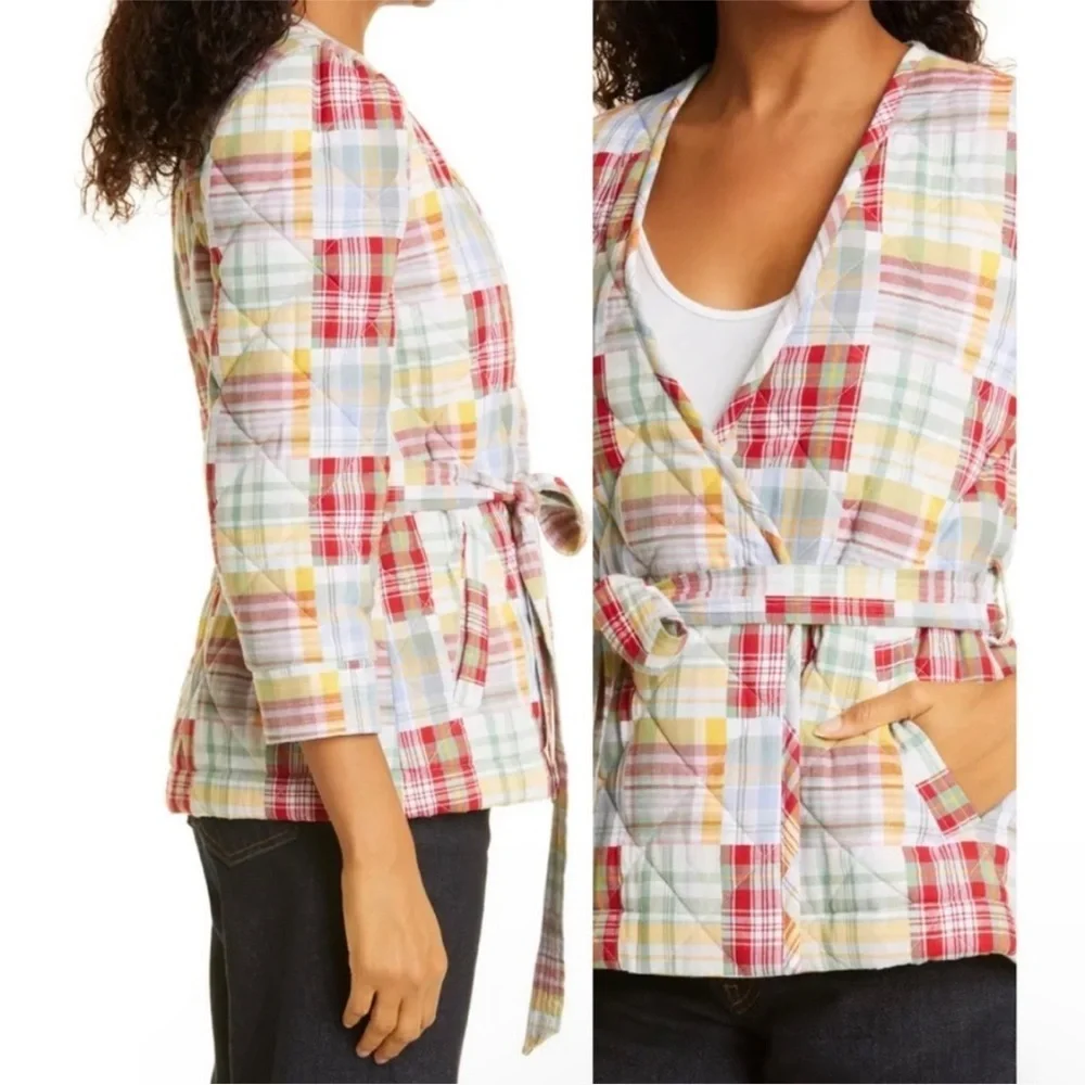Cinq A Sept multi plaid jacket_4
